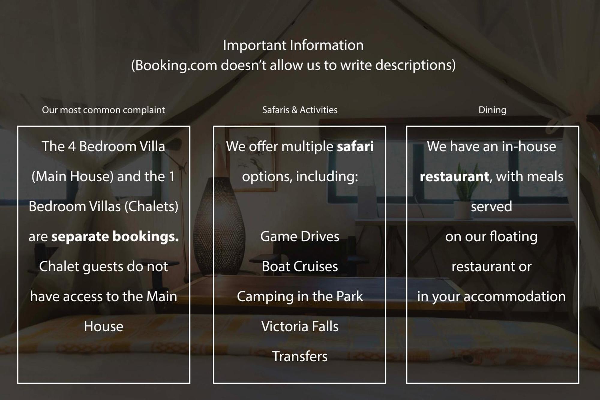 Chobe House Villa And Chalets Kasane Bagian luar foto